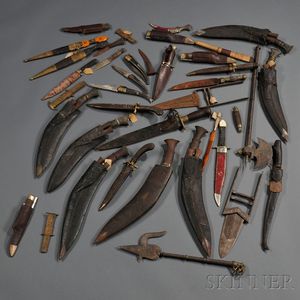 Group of Daggers and Knives