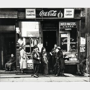 Walter Rosenblum (American, 1919-2006) Chick's Candy Store, Pitt Street, New York