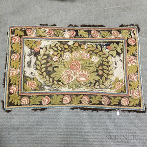 Floral Yarn Sewn Mat