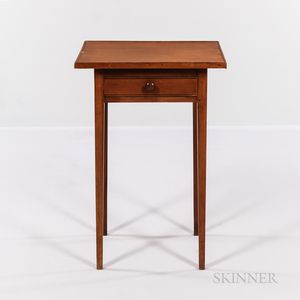 Federal Cherry Tray-top One-drawer Stand