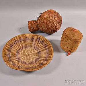Three American Indian Baskets