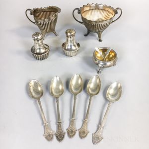 Group of Early Gorham Sterling Silver Tableware
