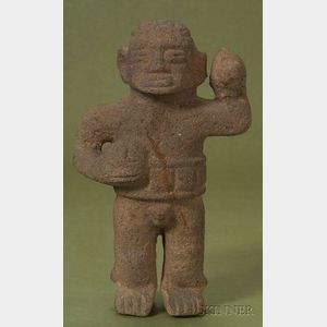 Pre-Columbian Volcanic Stone Figure