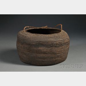 Polynesian Coiled Basketry Bowl