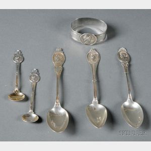 Group of Medallion Silver Flatware
