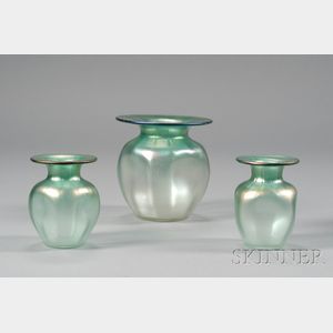Three Kew Blas Vases