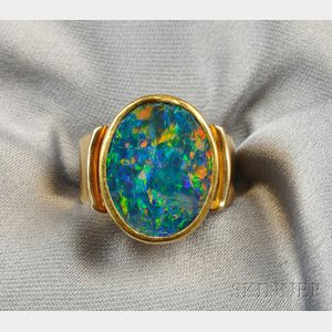 18kt Gold and Assembled Opal Ring, Janiye