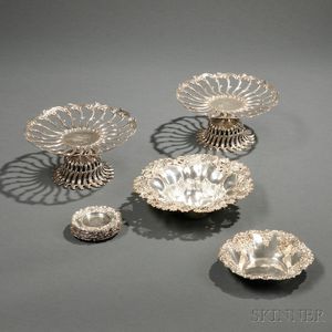 Fourteen Pieces of American Sterling Silver Hollowware