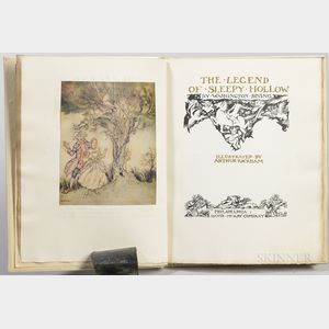 Irving, Washington (1783-1859) illus. Arthur Rackham (1867-1939) The Legend of Sleepy Hollow , Signed Limited Edition.