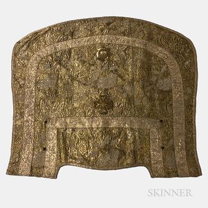Gold and Silver Embroidered Cape