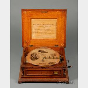 Symphonion 10 1/2-inch Coin-operated Disc Music Box