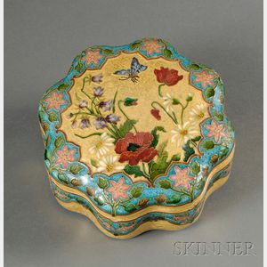 Milet Sevres Earthenware Box and Cover