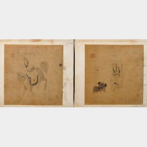 Two Paintings of Daoist Figures