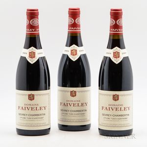 Faiveley Gevrey Chambertin Les Cazetiers 2009, 3 bottles