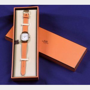 Lady&#39;s Stainless Steel Wristwatch, Hermes