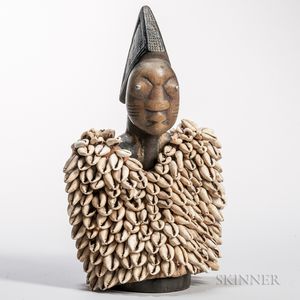 Yoruba Carved Wood Figure (Ereibeji)