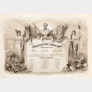 President Ulysses S. Grant 1869 Inauguration Reception Invitation