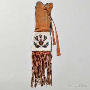 Blackfeet Beaded Hide Pipe Bag