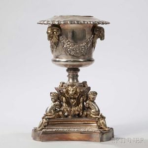 Neoclassical-style Silver-plate Wine Cooler