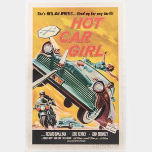 "Hot Car Girl" One Sheet Movie Poster