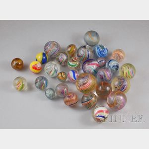 Collection of Glass Marbles