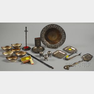 Eighteen Assorted Chinese Silver Items