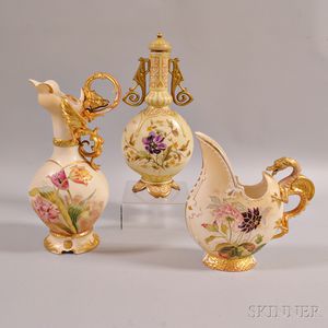 Three English Ceramic Vessels