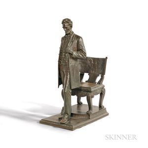 Augustus Saint-Gaudens (American, 1848-1907) Abraham Lincoln: The Man (Standing Lincoln)
