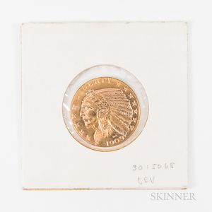 1909-D $5 Indian Head Gold Half Eagle