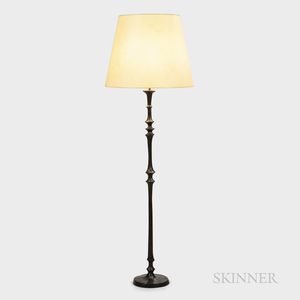 Giacometti-inspired Bronze Floor Lamp