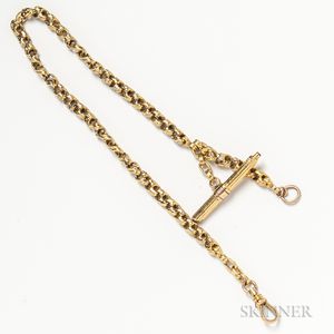 Gold-filled Watch Chain and Fob