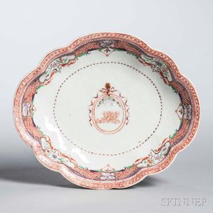 Shaped Export Porcelain Dish