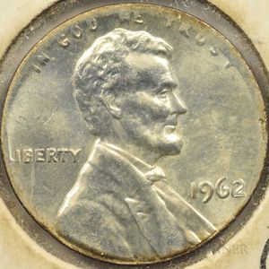 1962 Lincoln Cent Struck on Silver Dime Planchet