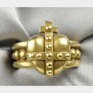 18kt Gold Heart Ring, Kieselstein-Cord