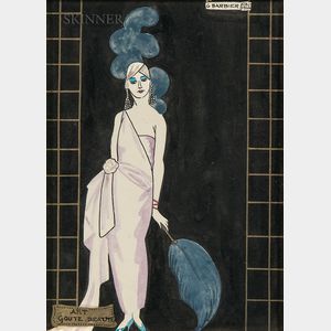 Georges Barbier (French, 1882-1932) Art, Goût, Beauté