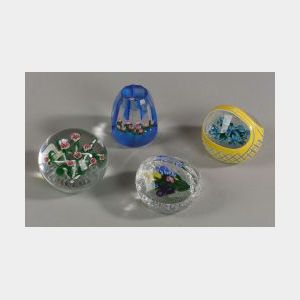 Four Ray Banford Paperweights