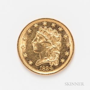 1834 $2.50 Classic Head Gold Coin