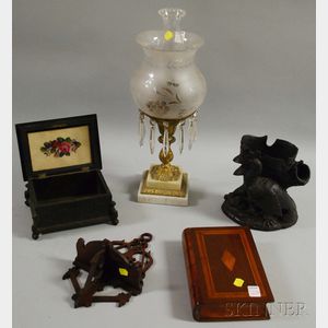 Five Victorian Table and Decorative Items