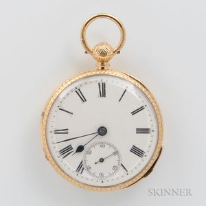 Quarter-repeating 18kt Gold Open-face Watch