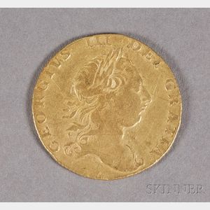 1763 British Guinea George III Gold Coin