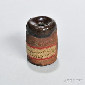 Redware Inkwell