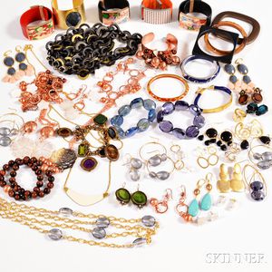 Large Collection of Contemporary Costume Jewelry