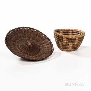 Two Southwest Basketry Items