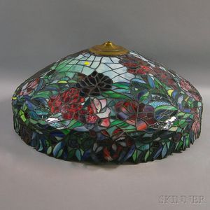 Large Mosaic Glass Lamp Shade