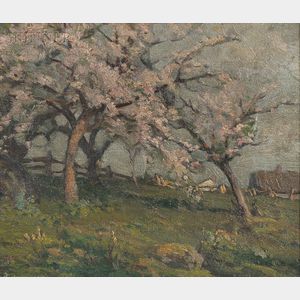 William Jurian Kaula (American, 1871-1953) Spring Orchard