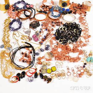 Large Group of Contemporary Costume Jewelry