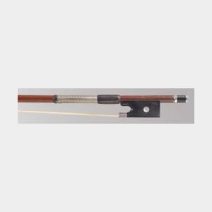 Silver Mounted Violin Bow, H. R. Pfretzschner
