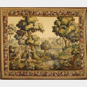 Aubusson-style Wool Tapestry
