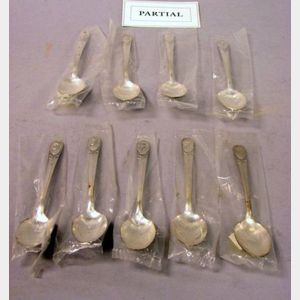 Collection of Thirty-five Silver Plated Presidential Souvenir Spoons.