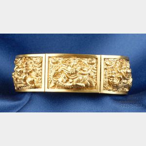 14kt Gold Bracelet, India